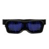 Bluetooth App Control Cyberpunk Fashion Glasses blue