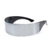 Tron Visor Gray Glasses silver