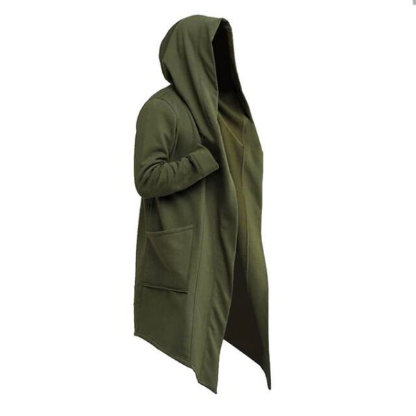 Hooded Cyberpunk Trenchcoat Green