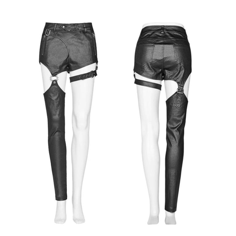 Punk Rave Women Asymmetrical Pants - CyberPunk Clothing