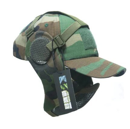Camouflage Tactical Foldable Mesh Mask
